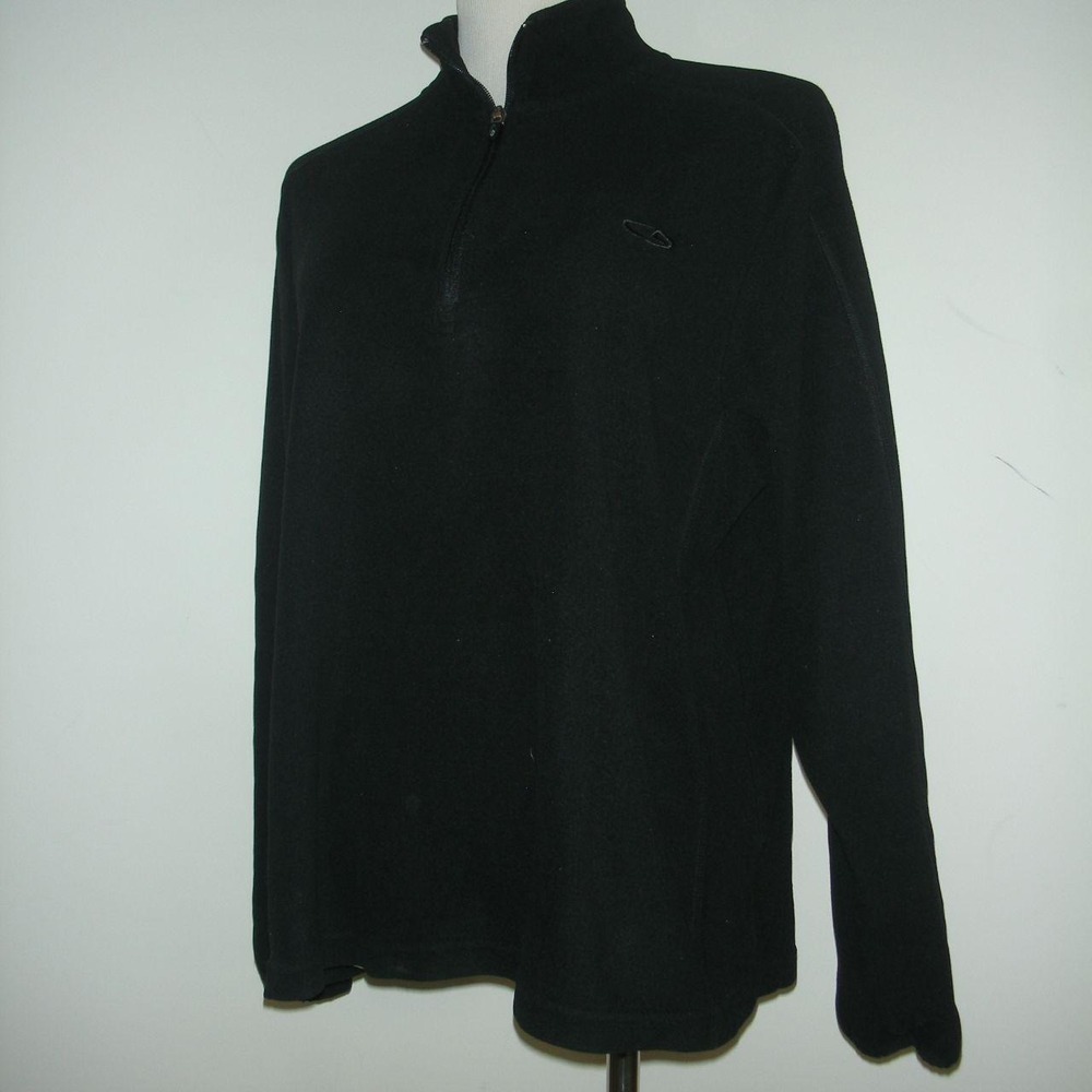 Vintage 2007 Champion CG Black Fleece Quarter Zip Y2K Pullover M